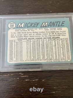 1965 Topps Baseball Mickey Mantle #350 PSA 5 YANKEES EX HOF Nicky Centered