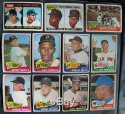 1965 Topps Baseball Near Complete Set 583/598 Mantle Carlton Rc Overall Vg+/vgex