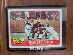 1965 Topps MICKEY MANTLE #134 World Series Clutch Hr. NM/MINT CENTERED