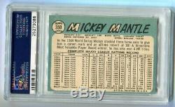 1965 Topps Mickey Mantle #300 PSA 7 NM Yankees HOF 25273086