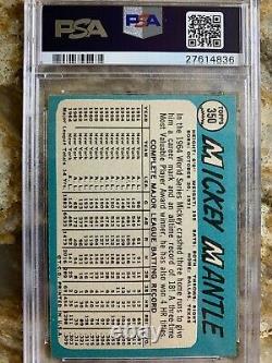 1965 Topps Mickey Mantle #350 PSA 8.5 NM-MT+ Great Color, Excellent Centering