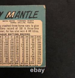 1965 Topps Mickey Mantle Baseball Card #350-original