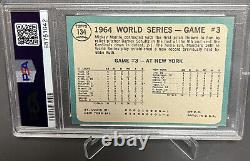 1965 Topps World Series Game 3 Mickey Mantle Clutch HR Card #134- PSA 8 NM-MT