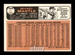 1966 Topps #50 Mickey Mantle DP EX+ X2560767
