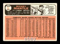 1966 Topps #50 Mickey Mantle DP G/VG X2824115