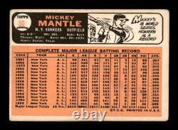 1966 Topps #50 Mickey Mantle DP VG X2508418