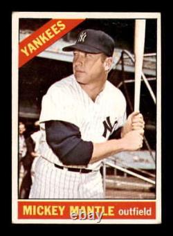 1966 Topps #50 Mickey Mantle DP VG X2619195