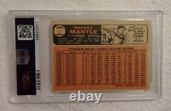 1966 Topps #50 Mickey Mantle (HOF) New York Yankees PSA 5 (EX) (Awesome Card)