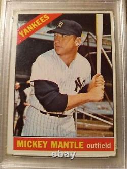 1966 Topps #50 Mickey Mantle New York Yankees HOF PSA 1 PR