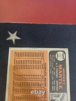 1966 Topps Baseball Card # 50 Mickey Mantle New York Yankees Mickey Mantle