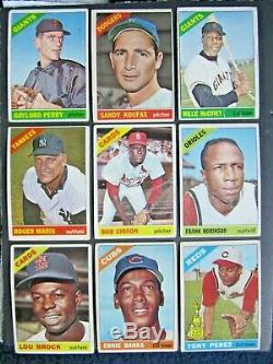 1966 Topps Baseball Complete Set Mantle Mays Clemente Overall Vg+ Tough Set