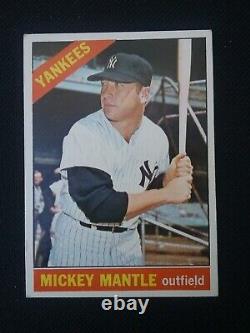 1966 Topps MICKEY MANTLE #50 Card HOF Nice Condition