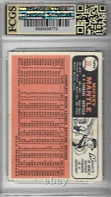 1966 Topps Mickey Mantle #50 Graded FCGS 4 VG-EX