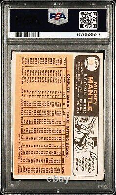 1966 Topps Mickey Mantle #50 PSA 2 Yankees