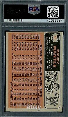 1966 Topps Mickey Mantle #50 PSA 6+ very High end, sharp corners, great color