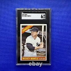 1966 Topps Mickey Mantle #50 SGC 6 EX-MINT New York Yankees CL5