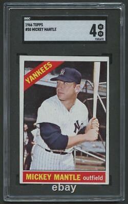 1966 Topps Mickey Mantle #50 Sgc 4