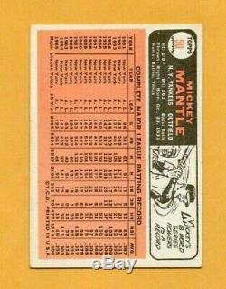 1966 Topps Mickey Mantle Baseball Card