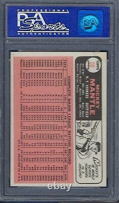 1966 Topps No. 50 Mickey Mantle Psa 8 Nrmt/mt Well Centered