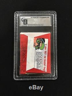 1966 Topps Unopened Sealed Vintage Wax Pack GAI Graded 7 MICKEY MANTLE PSA 10