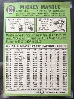 1967 Mickey Mantle Topps #150 SGC 6 EX/NM 80