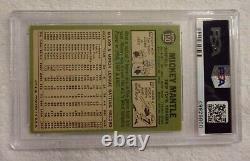 1967 Topps #150 Mickey Mantle (HOF) New York Yankees PSA 4 (VG-EX) (Awesome!)