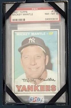 1967 Topps #150 Mickey Mantle (HOF) PSA 8 Baseball Card