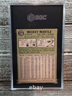 1967 Topps #150 Mickey Mantle SGC 2.5 GD+! HOF New York Yankees