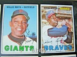1967 Topps Baseball Near Complete Set (524/609) Mantle Seaver Sgc 6 + 21 Hi#s Ex