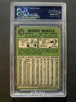 1967 Topps Mickey Mantle #150 Baseball Card PSA 5