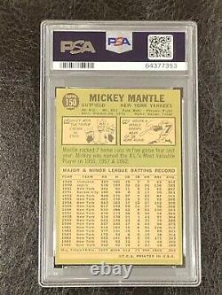 1967 Topps Mickey Mantle #150 PSA 4 VG-EX HOF New York Yankees Legend