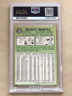 1967 Topps Mickey Mantle #150 PSA 7 NM Sharp! HOF New York Yankees Legend