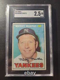 1967 Topps Mickey Mantle #150 SGC 2.5