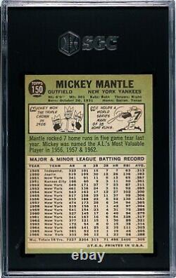 1967 Topps Mickey Mantle #150 SGC 6.5