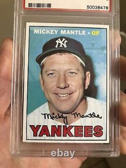1967 Topps No. 150 Mickey Mantle Psa 8 Near Mint/mint Pack Fresh