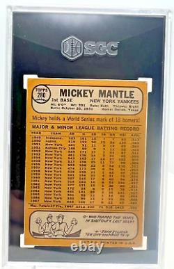 1968 Topps #280 Mickey Mantle HOF SGC 4 VG-EX UNDERGRADED & CENTERED! YANKEES