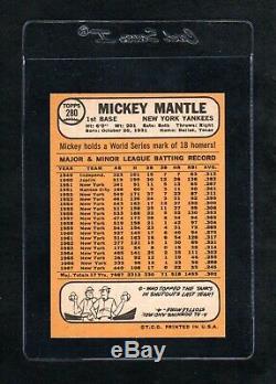 1968 Topps #280 Mickey Mantle Hof New York Yankees Nm/mt (or Better)