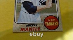 1968 Topps #280 Mickey Mantle New York Yankees EXCELLENT + Condition! SHARP