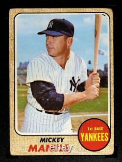 1968 Topps #280 Mickey Mantle New York Yankees HOF SGC 1.5 FR