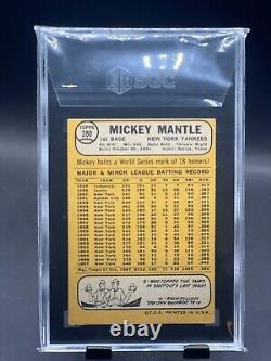 1968 Topps #280 Mickey Mantle New York Yankees HOF SGC 4.5 VG-EX+