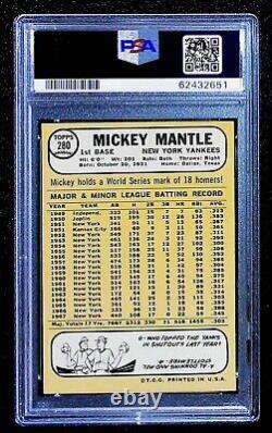 1968 Topps #280 Mickey Mantle PSA 5