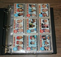 1968 Topps Baseball Complete Set 1-598 Nolan Ryan Rc & Mickey Mantle Psa 4