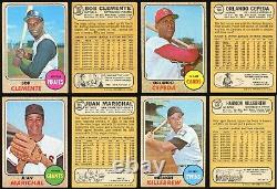 1968 Topps Baseball Complete Set in Collector Grade with PSA Stars