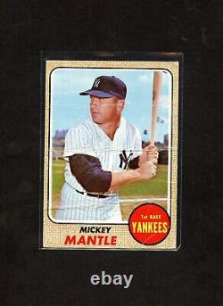1968 Topps Baseball Mickey Mantle #280 New York Yankees HOF