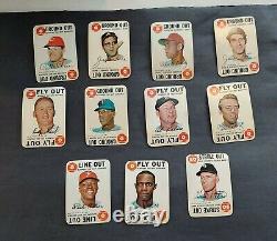 1968 Topps Game Card InsertS 29 Cards includes Mantle, Mays, Aaron, Rose +