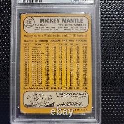 1968 Topps Mickey Mantle #280 PSA 2 Centered Looks Much Better HOF