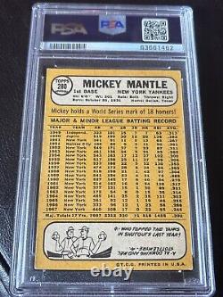 1968 Topps Mickey Mantle #280 PSA 3 VG Yankees