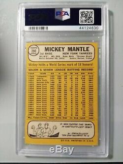 1968 Topps Mickey Mantle #280 PSA 4 VGEX CENTERED