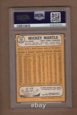 1968 Topps Mickey Mantle # 280 Psa 4