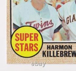 1968 Topps Super Stars #490 Mantle Mays Killebrew High Grade Beauty! NM+